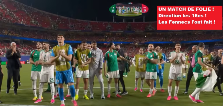 Algerie Autriche 3-3 qualification 16es Mondial