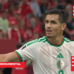 Aissa Mandi sous le maillot de l équipe nationale d Algerie